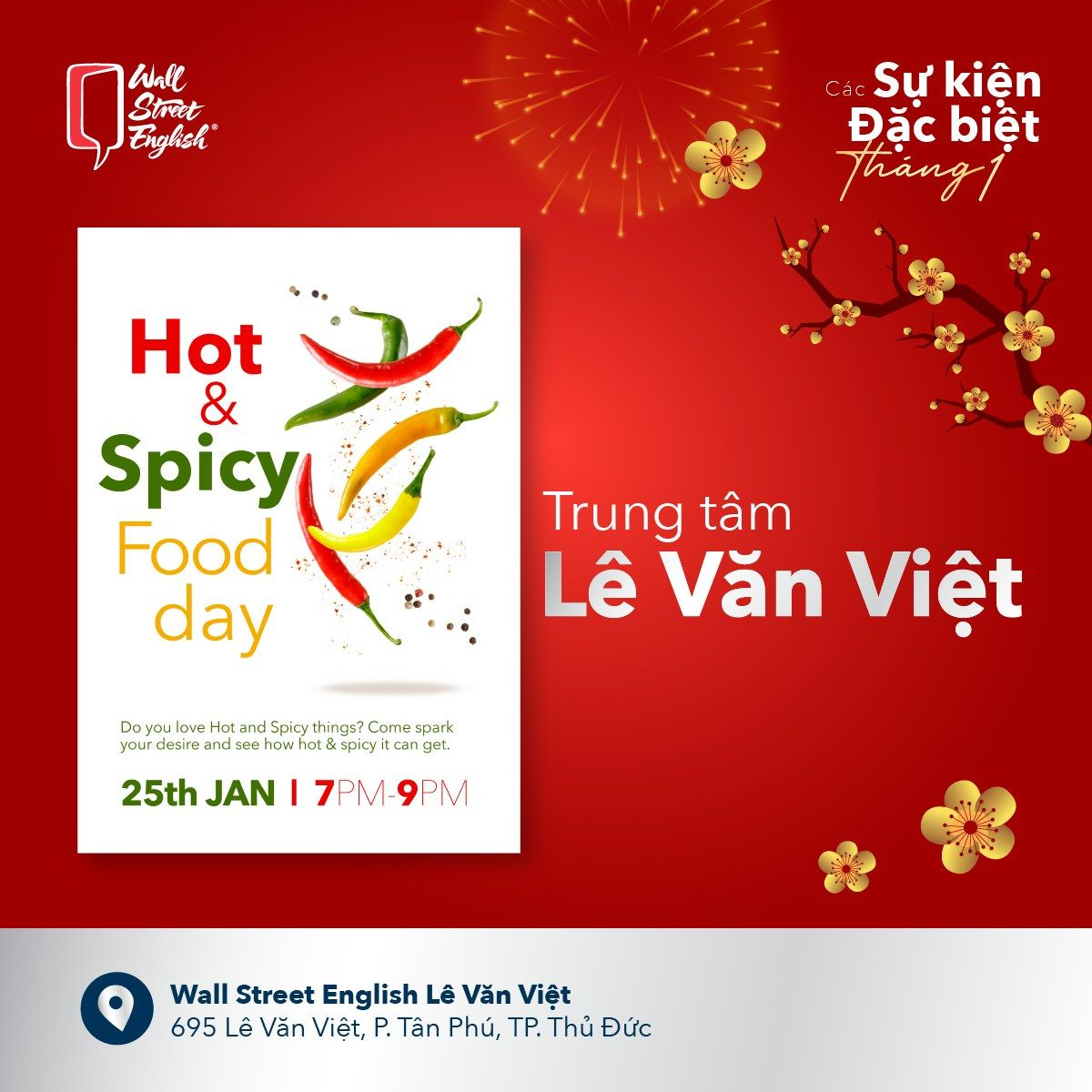 Sự kiện diễn ra tháng 1-2024 tại trung tâm anh ngữ WSE Lê Văn Việt